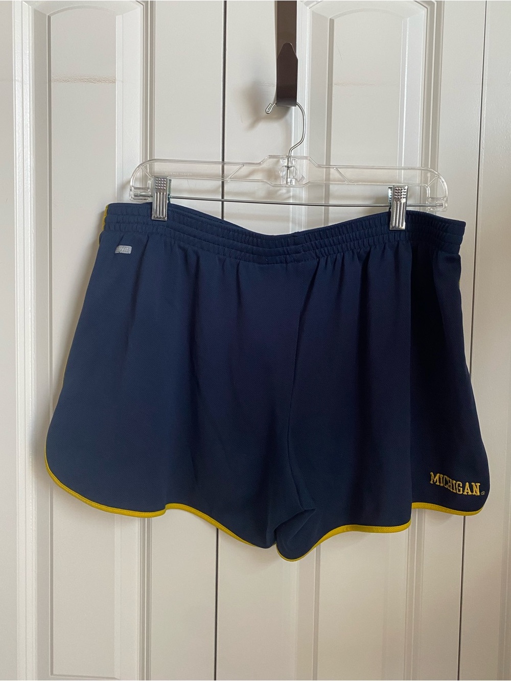 Nike Women's University of Michigan Dri-Fit Shorts Size XL - Picture 2 of 5